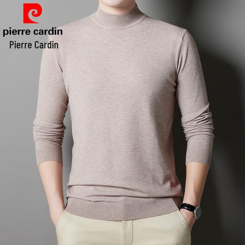 Pierre Cardin Men's Slim Fit Half-High Collar Knit Sweater