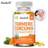 Turmeric Curcumin with Black Pepper Extract, 120 Vegan Vegetable Capsules, Curcuminoids Dietary Supplement