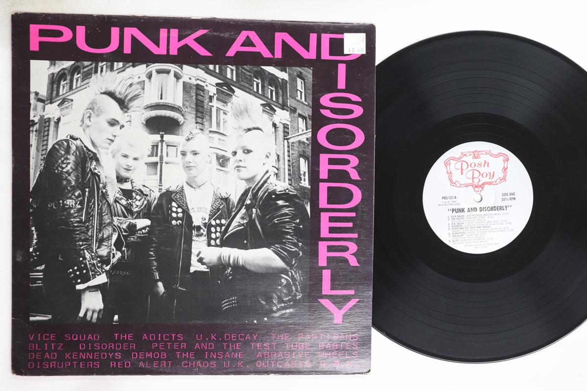 

LP Record VARIOUS - Punk And Disorderly PBS131 POSH BOY 1982 US Rock Used