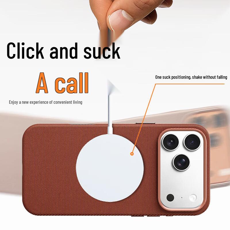 Pisen Tech Fabric Magnetic Woven Protective Case for iPhone 17 Series