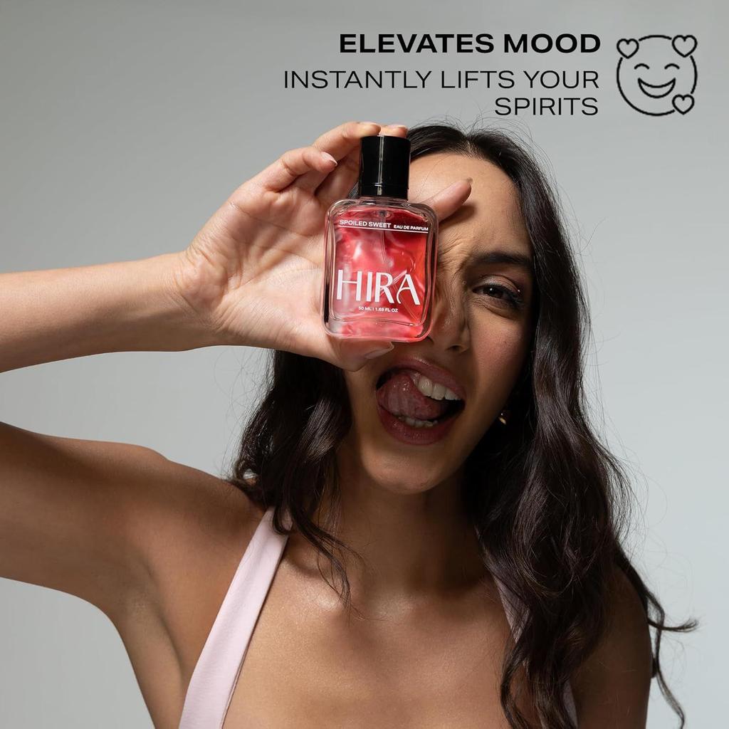 HIRA Spoiled Sweet Perfume for Women | Best Women Perfume with Pear, Hazelnut & Vanilla Notes | Sweet & Fruity Everyday Fragrance |