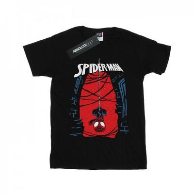 Girls Spider-Man Hanging Sketch Cotton T-Shirt