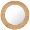 Day and Night - Day and Night Round Teak Wall Mirror 40 Cm