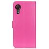 For Samsung Galaxy Xcover7 Leather Case Classic Lychee Texture Phone Wallet Cover