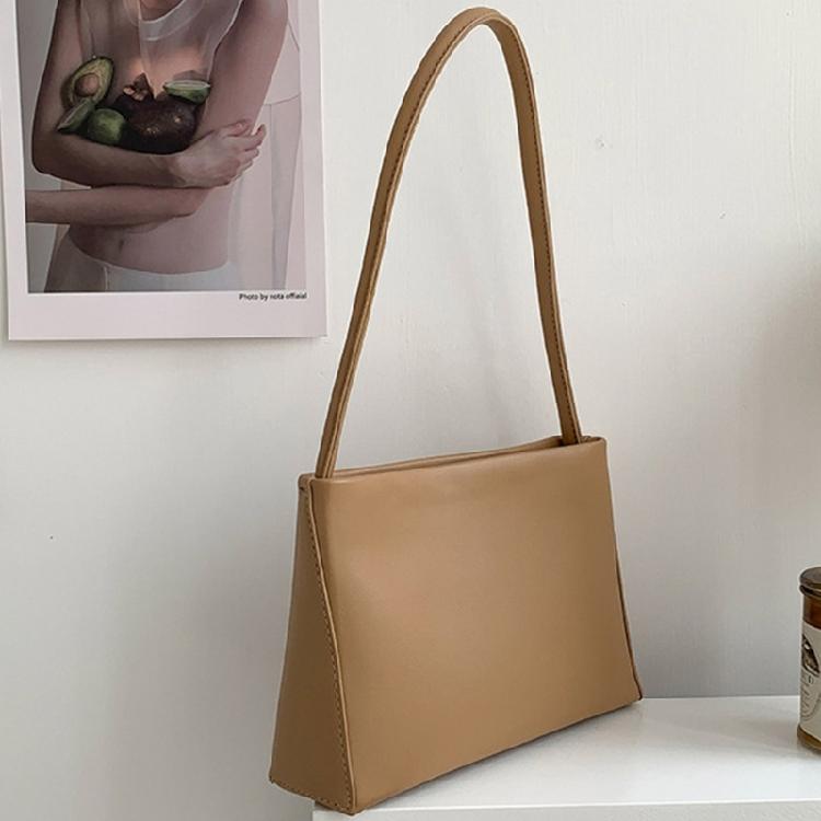 Lady Purse Simple Fashion Carrying Bag Underarm Bag Versatile Shoulder Bags