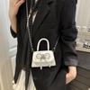 Niche premium textured women's bags spring new bow small square bag single shoulder crossbody handbag women