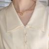 Spring Women's New Retro Elegant All-match Lantern Sleeve Shirt