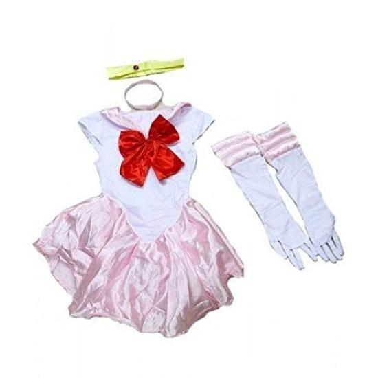 

Sailor Cosplay Costume for Halloween and Pretty set M size [Banyasu Shop] Moon-style Year-End Parties, Guardian, 4-piece Pink, рожевий