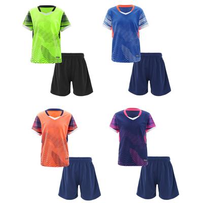 2Pcs Kids Boys Casual Suit Sportwear Football Training Uniform Short Sleeves T-shirt + Shorts