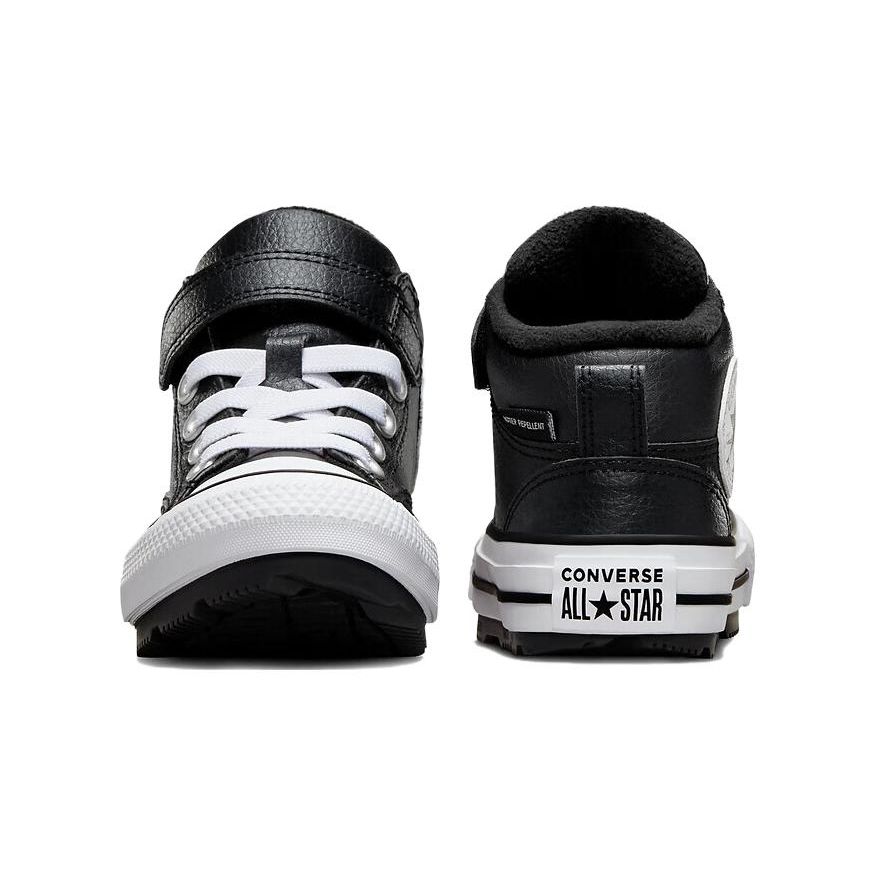 Converse Chuck Taylor All Star Mid Boot PS Malden Street - Black White Kids Sneakers A04817C