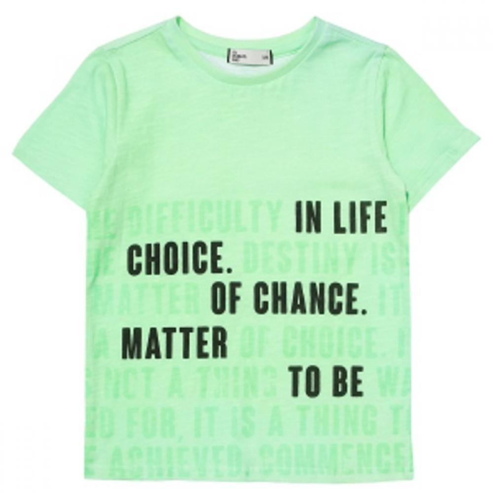 

[Comance] Comance Summer LeTTers PoinT T shirT Green/100