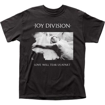 Maglietta da Uomo Joy Division Love Will Tear Us Apart Rock N Roll Band Musicale Nera