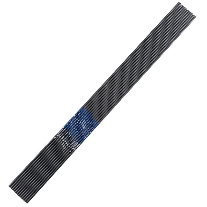 CE Pure Carbon Arrow Shaft 6.2 - High Carbon Practice Arrows for Archery: Compound, Recurve, Traditional Bows