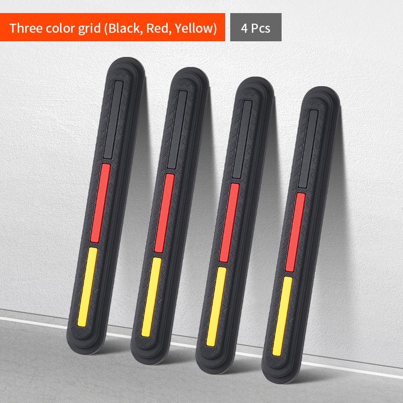 

4 шт. защитная накладка на зеркало заднего вида автомобиля, защитная кромка, защитная полоса для бампера, защитная полоса от царапин