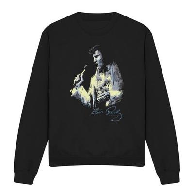 Elvis Presley Unisex Adult Painted King Sweatshirt