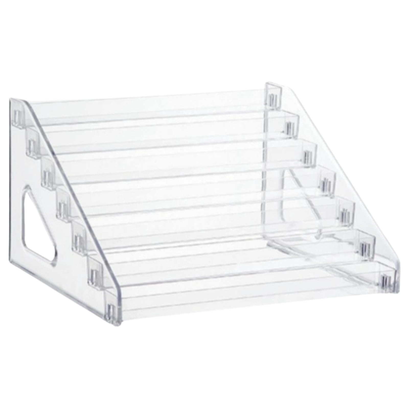 FALOFALO Acrylic 7-Tier Figure Display Stand Hina Shelf Clear Case Cosmetics Exhibition Storage