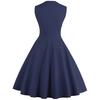 Spring and Autumn Fashion Women's Dress with A Large Swing, Retro Red Polka Dot Mid Length Skirt, Casual Sleeveless Dress