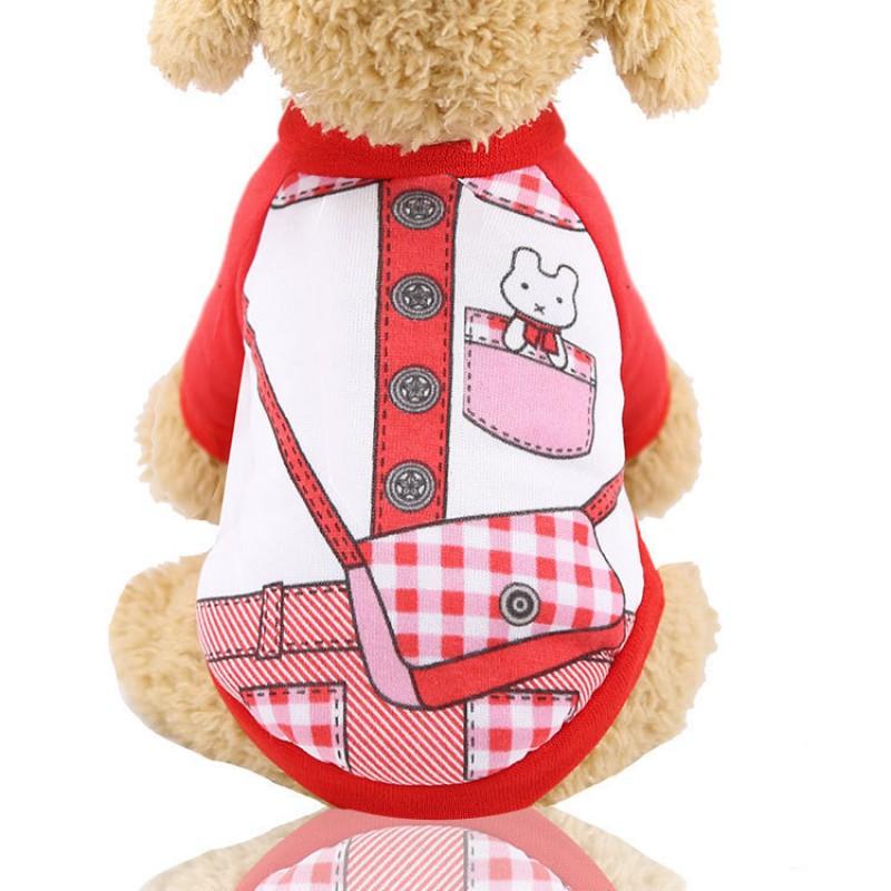 Pet Dog Hoodie Winter Warm Fleece Sweatshirt Teddy Corgi Small Medium Dogs New Festive Cartoon Design