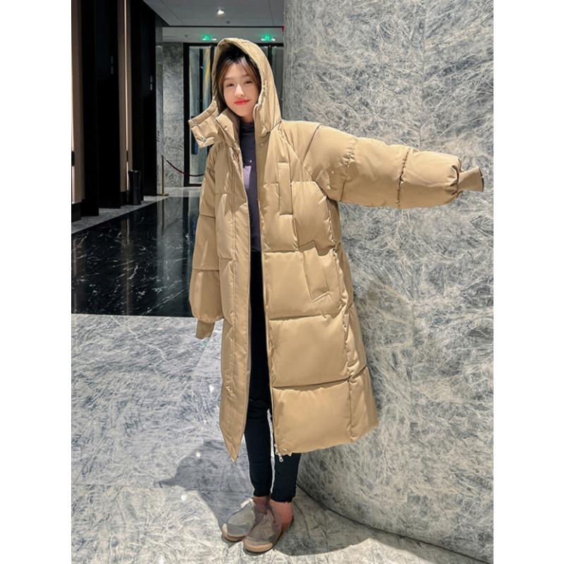 2024 New Winter and Autumn Women White Duck Down Hoodies Puffer Jackets Coats Warm Windproof Black White Coats