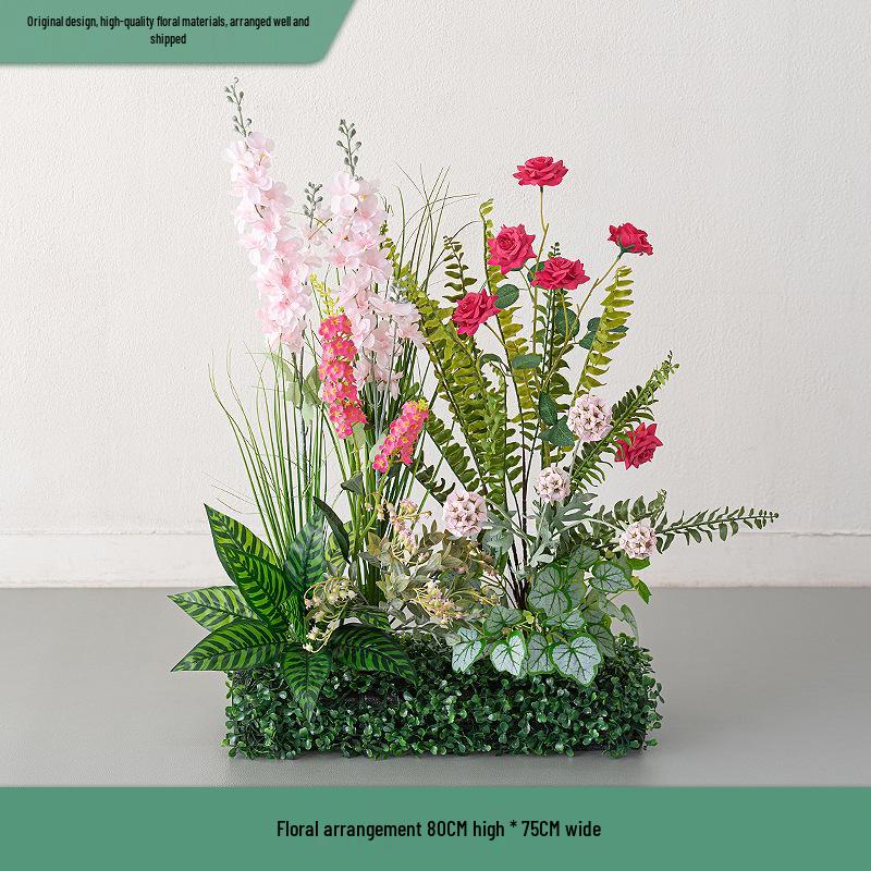 Greenery and Floral Art Installation for Open Spaces and Window Displays