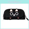 Cute Cartoon Cat Ear Pen Bag Made Of Polyester For Kids And Teens