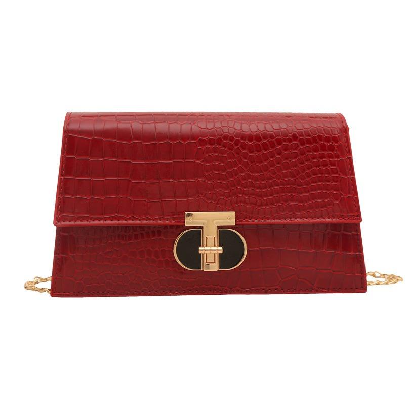 Retro fashion light luxury summer new women's bag chain simple personality single shoulder armpit messenger bag