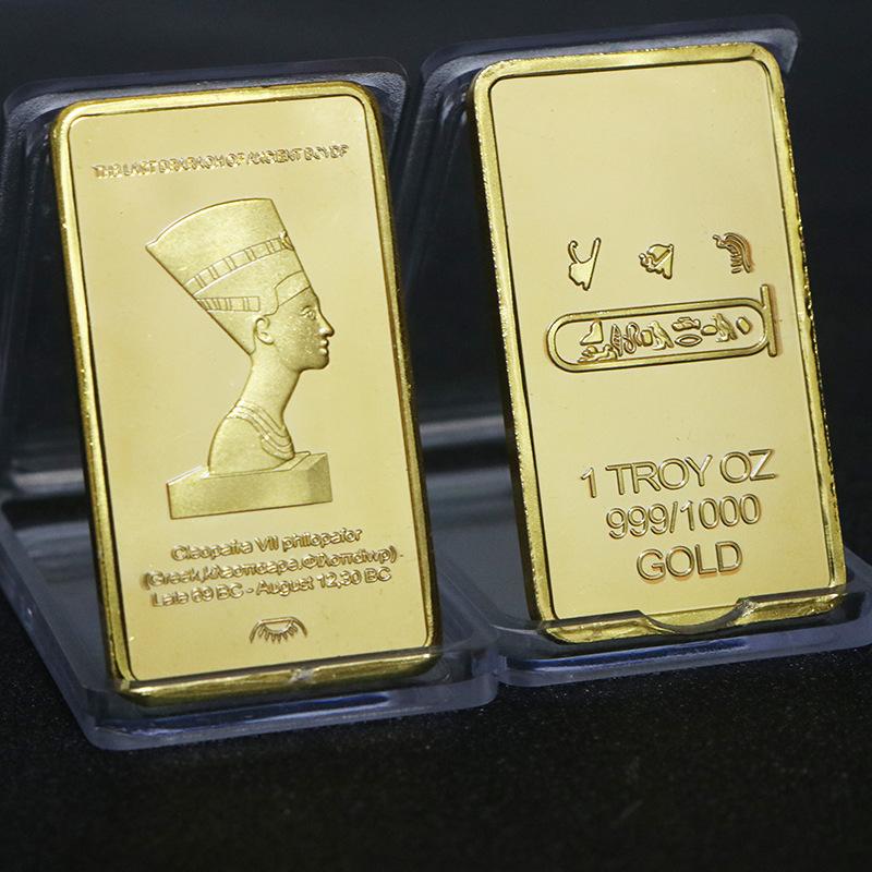 European USA Euro Gold Bar Fine Gold Commemorative Bullion Bar Collection