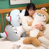 Seal Fishbone Plush Pillow - Cute Bedtime Companion for Boys & Girls