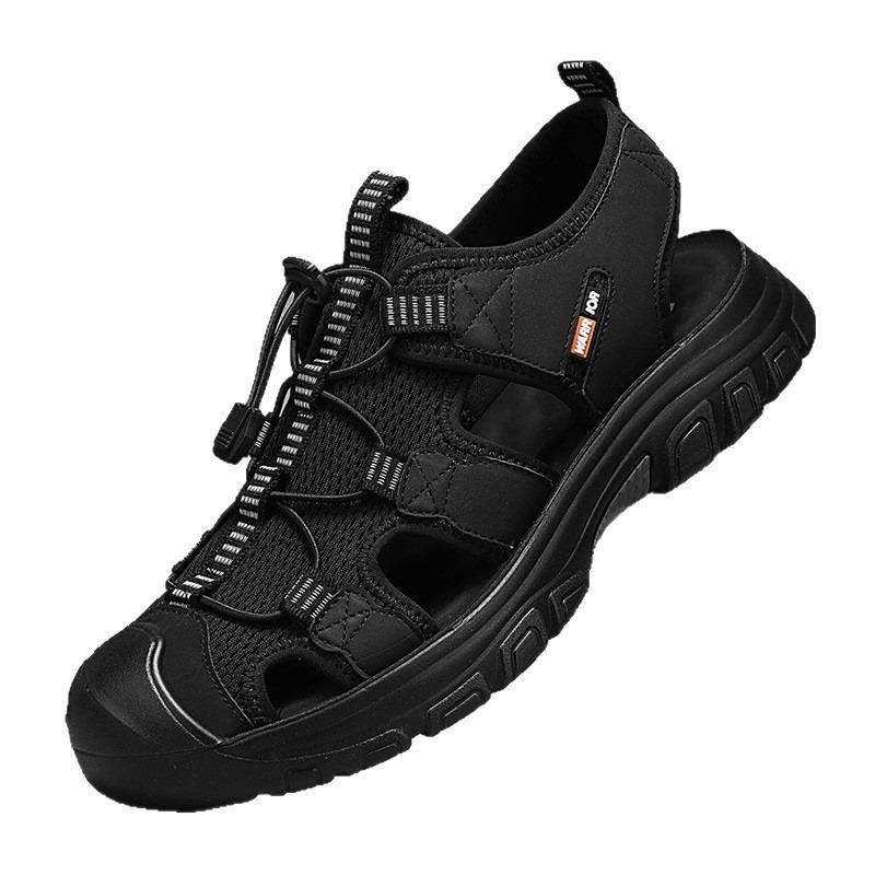 Fashion Outdoor Platform Men's Shoes Baotou Casual Beach Shoes Outer Wear Hiking Summer Hollow Sandals