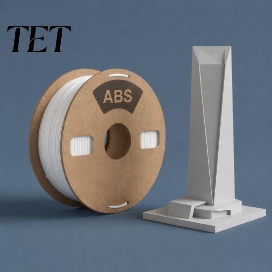 ABS Filament Roll 3D Printer 1.75mm, High Precision Impact Strong Heat Resistant Toughness Filament, for Fit Most FDM Printers