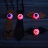 Flackernde LED Augapfel Krawatte Verstellbarer Riemen Festival Krawatte Dekorationen Für Halloween Kostüme Und Themenpartys