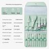 Nail Clipper Set, 16-piece Nail Clipper Tool Bag, Home Nail Trimming, Nail Art, Exfoliation Tools, Lightweight and Portable Care