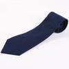[The Navy] Necktie, JAPAN Brand, Kyoto Nishijin-ori Fabric, Hand-stitched by Uji Craftsmen, 100% Silk, Navy Blue, Glen Check Pattern, Perfect Gift