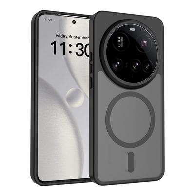 For Xiaomi 15 Ultra Skin Sensitive Magnetic Phone Case, Solid Color All Inclusive Protection, Anti Fall Frosted Soft Shell