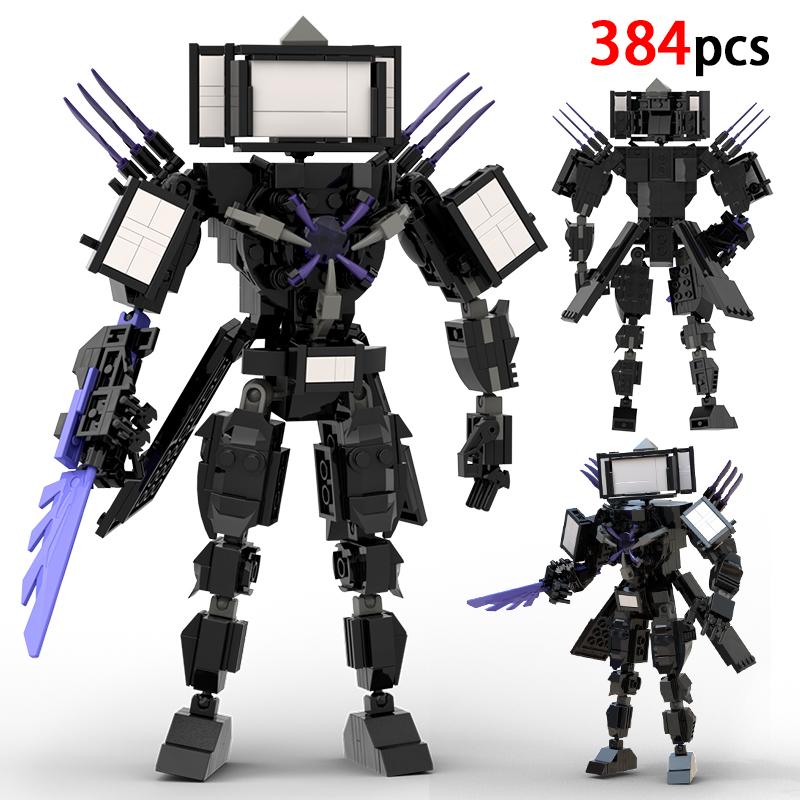 New Skibidis Toileted Giant Titan TVman Upgrade Speakerman Building Blocks Figure Model Toys for Ideas Birthday Gifts