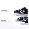 Klassisches Star Arrow Logo Vielseitige Sportliche Freizeit Strapazierfähige Low-Top Kinder Skateschuhe Kinder Sneaker Schwarz A08476C