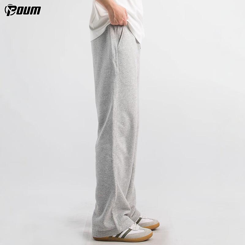 POUM Men's Premium Draped Straight-Leg Sweatpants