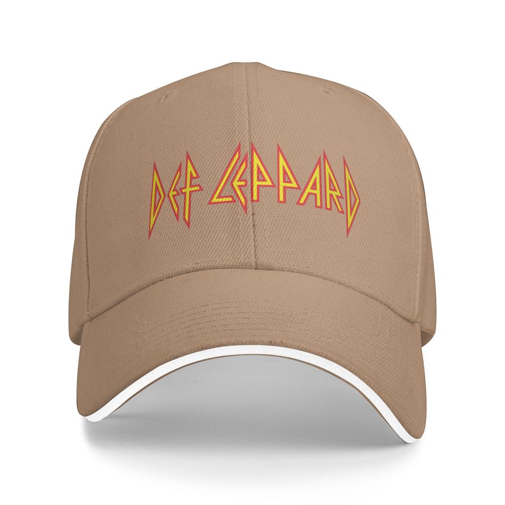Def Leppard Hysteria Tour 88 Baseballová čepice Dámská Pánská Potisk Hip Hop Čepice Letní Móda Tenisová Skate Nastavitelná Baseballová Čepice