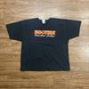 T-shirt Grafica Originale Hooters Las Vegas Casino Hotel Anni '90 / Vintage Nera 2XL