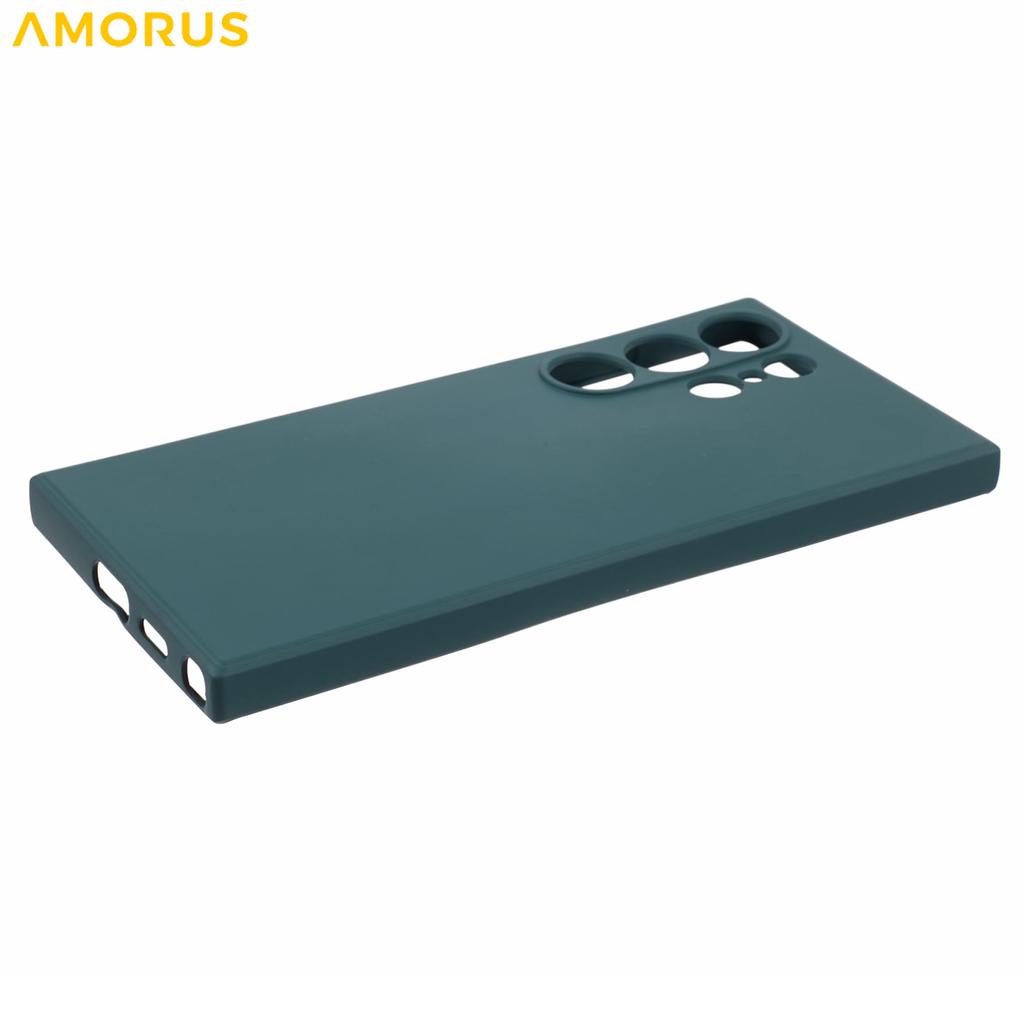 For Samsung Galaxy S24 Ultra Case Precise Cutouts TPU Fiber Lining Shockproof Phone Cover