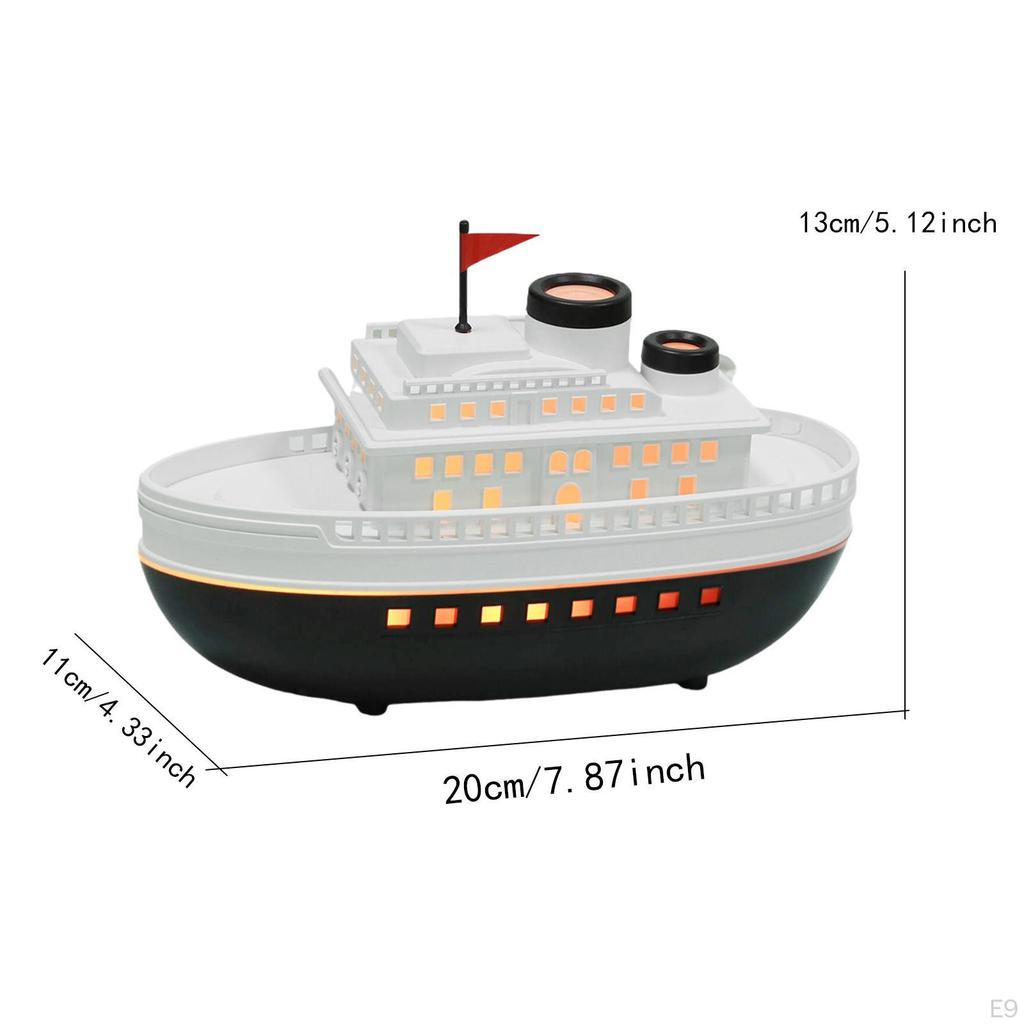 300 Ml Steamship Design Aroma Diffuser for Quiet Room Decor