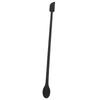 Makeup Spatula Tool Double Side Silicone Mini Lengthened Slim Jam Spatula (Black)