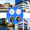 Wall Mounted Large Roll Toilet Paper Holder Dust Proof Cover Space Saving Design Easy Installation For Public Bathroom