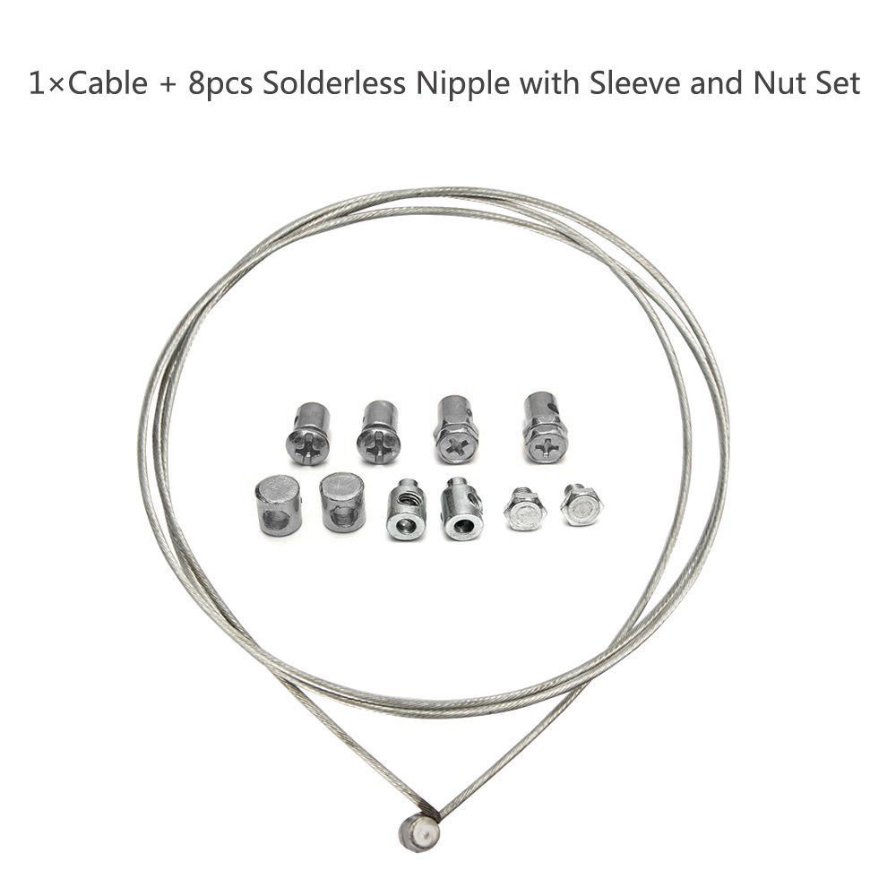 Universal Motorcycle Screw Clutch Throttle Cable Motorbike Repair Set Accelerator Cable Repair Kit