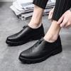 Luxury Brand Men's Glossy Leather Shoes High-end Office Business Dress Shoes Low Heels Men's Casual Shoes Pointed Fashionable