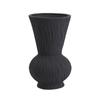 White Ceramic Vase Frosted Black Vase Decorative Ornament Fresh and Dried Flower Arrangement Vases Living Room Decoration Vases