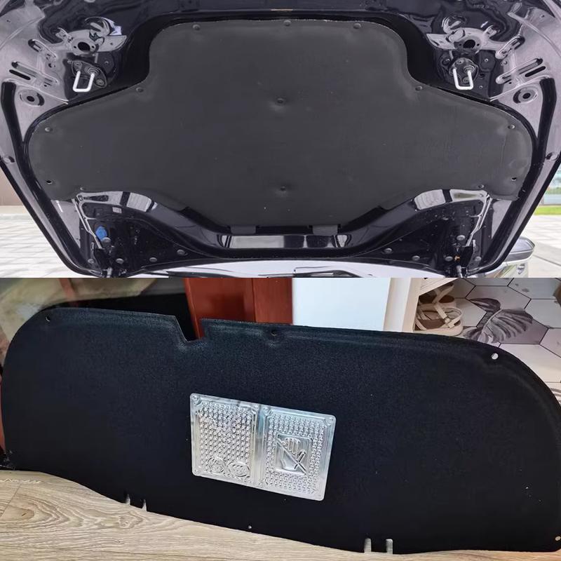 Hood Engine Insulation Pad For Volkswagen VW Taos Tharu 2019 2020 2021 2022 2023 2024 Soundproof Heat Cotton Mat Car Accessories