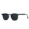  Quality Square Men Sunglasses Fashion Shades UV400 Retro Rivets Women Luxury Gray Sun Glasses