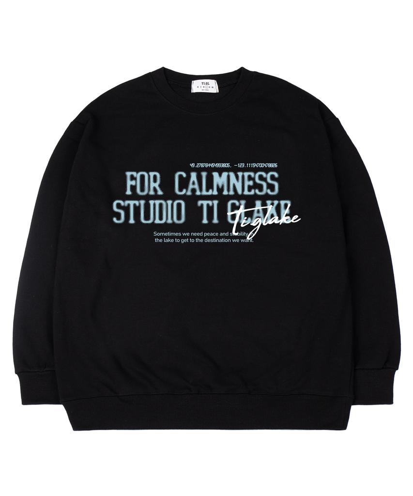 TI.GLAKE Kamness Studio Oversized Sweatshirt Black