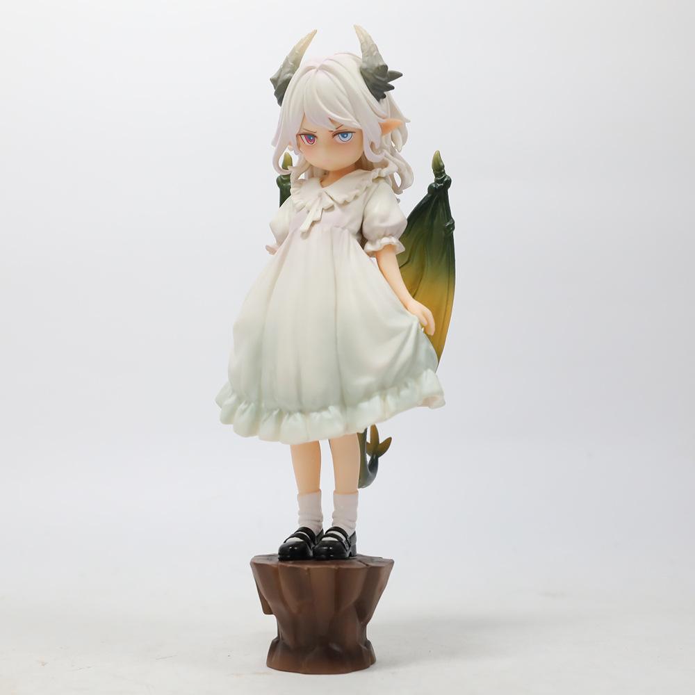 18CM Panna Kobayashi i smok Kanna Kamui figurka dziewczyny Twardy PVC Anime Zabawka Akcyjna Kolekcja dla Dorosłych Model Lalka Prezent